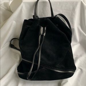 Philo Nubuck leather backpack/purse